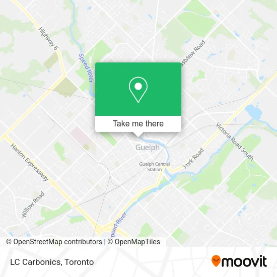 LC Carbonics map