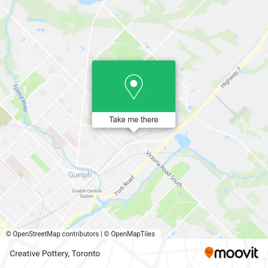Creative Pottery map