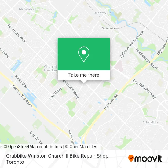 Grabbike Winston Churchill Bike Repair Shop map
