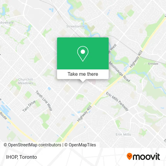 IHOP map