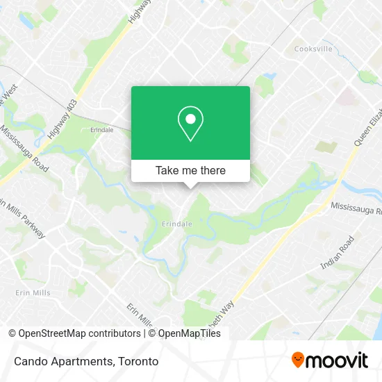Cando Apartments map