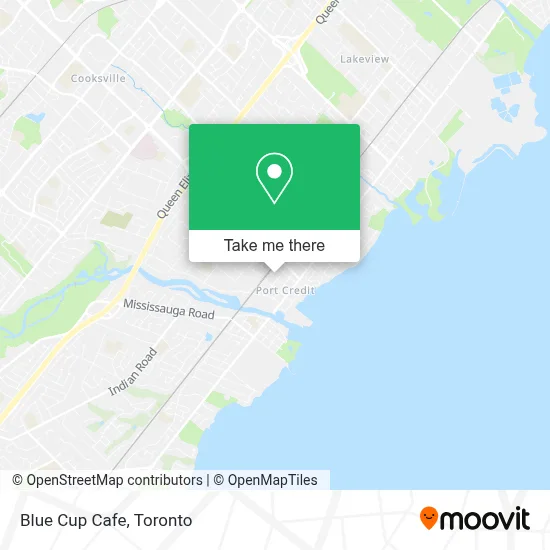 Blue Cup Cafe map