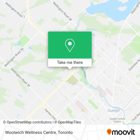 Woolwich Wellness Centre map