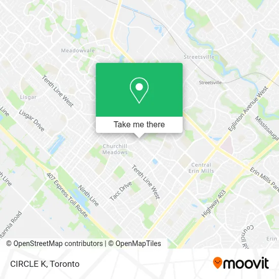 CIRCLE K map
