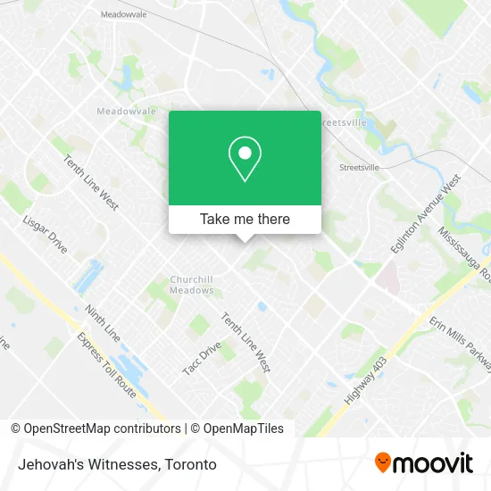 Jehovah's Witnesses map