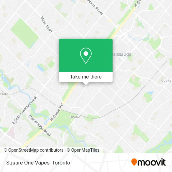 Square One Vapes map