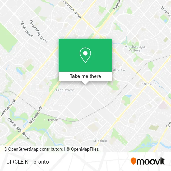 CIRCLE K map