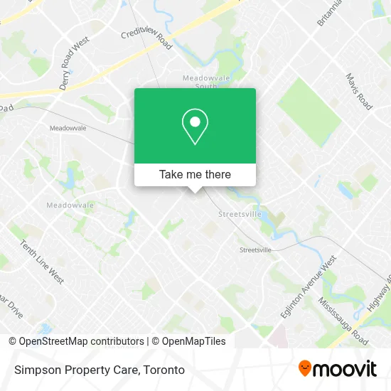 Simpson Property Care map