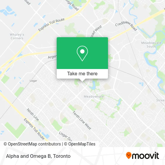 Alpha and Omega B map