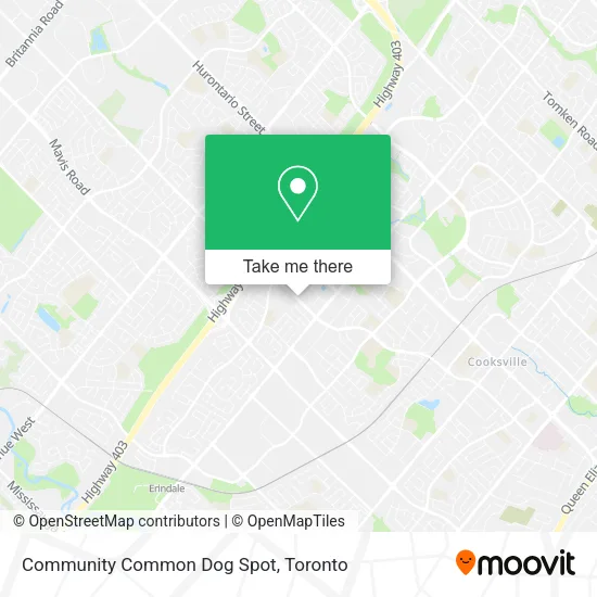 Community Common Dog Spot map