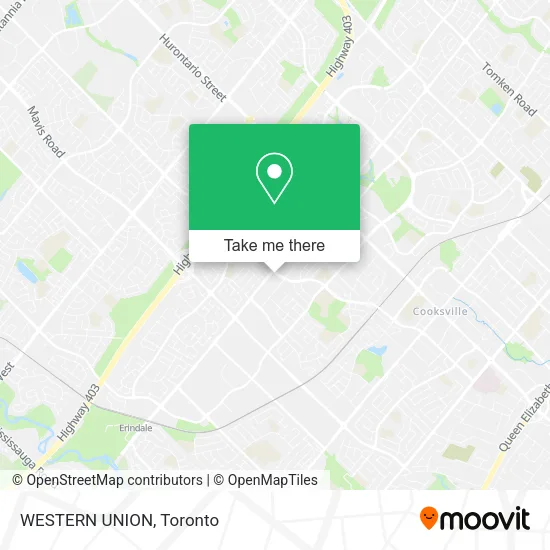 WESTERN UNION map