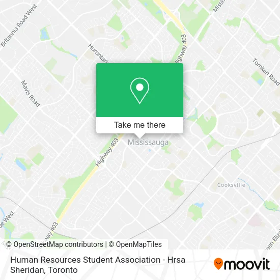 Human Resources Student Association - Hrsa Sheridan map