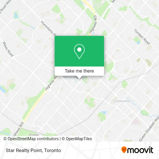 Star Realty Point map