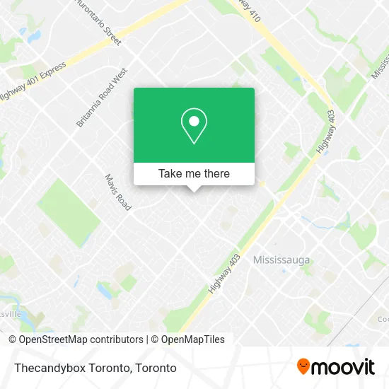 Thecandybox Toronto map