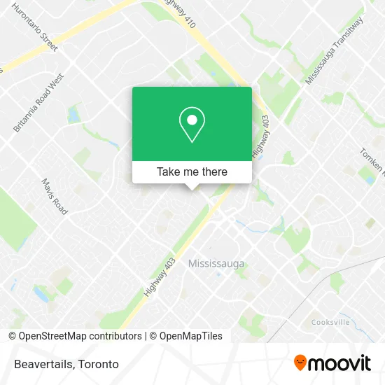 Beavertails map