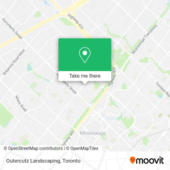 Outercutz Landscaping map