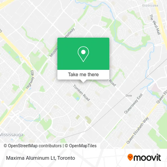 Maxima Aluminum Lt map