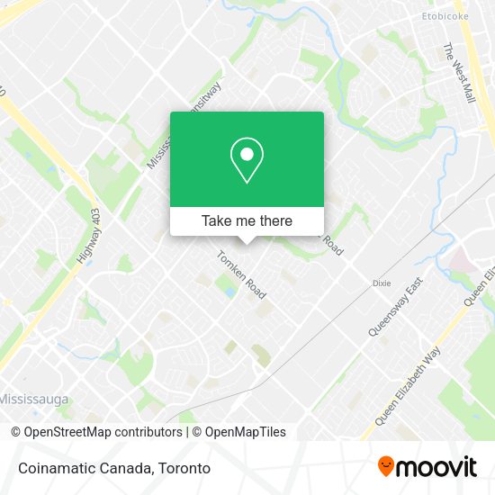 Coinamatic Canada map