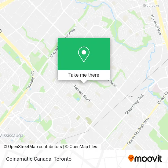 Coinamatic Canada map