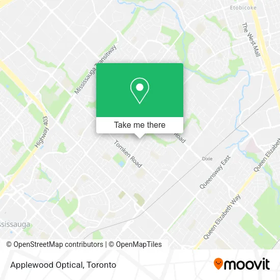 Applewood Optical map