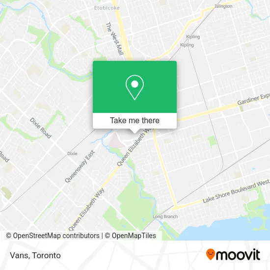 Vans map