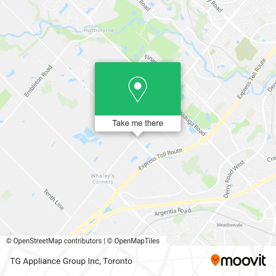 TG Appliance Group Inc map