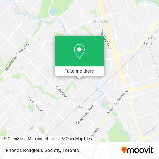 Friends Religious Society map