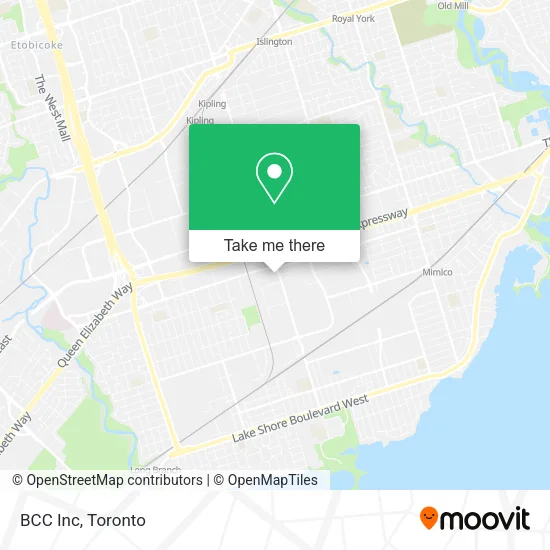 BCC Inc map