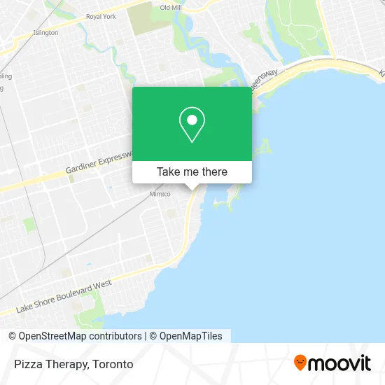 Pizza Therapy map