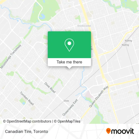 Canadian Tire map