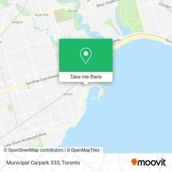 Municipal Carpark 533 map