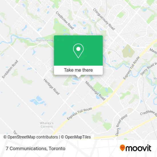 7 Communications map