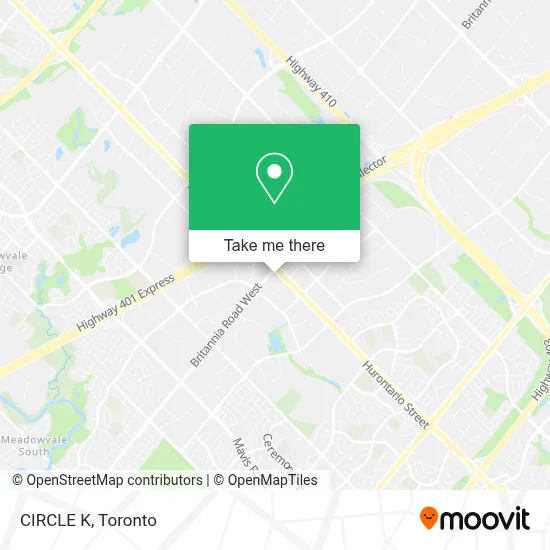 CIRCLE K map