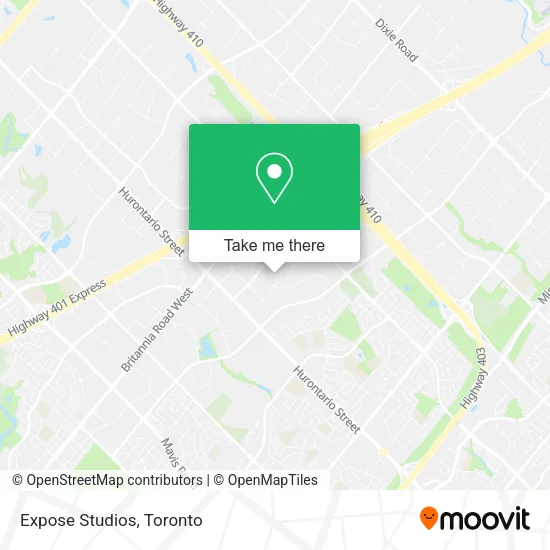 Expose Studios map