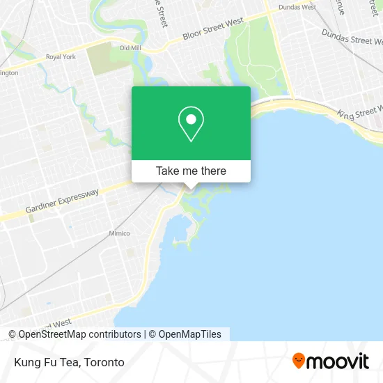Kung Fu Tea map