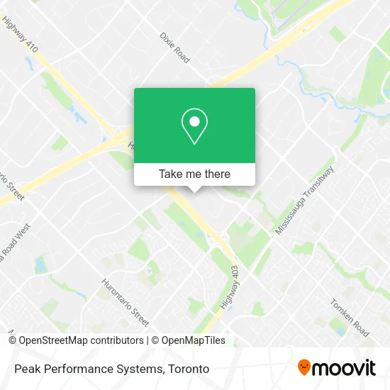 Peak Performance Systems map