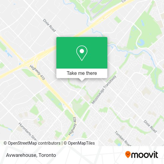 Avwarehouse map