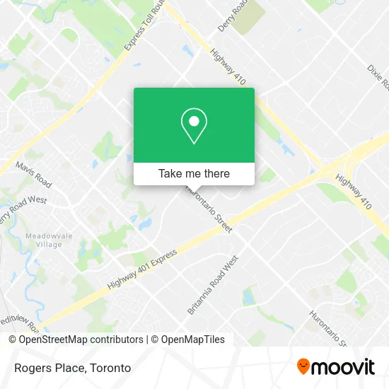 Rogers Place map