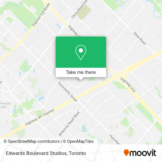 Edwards Boulevard Studios map