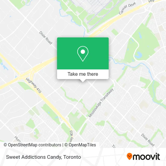 Sweet Addictions Candy map
