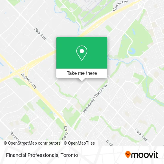 Financial Professionals map