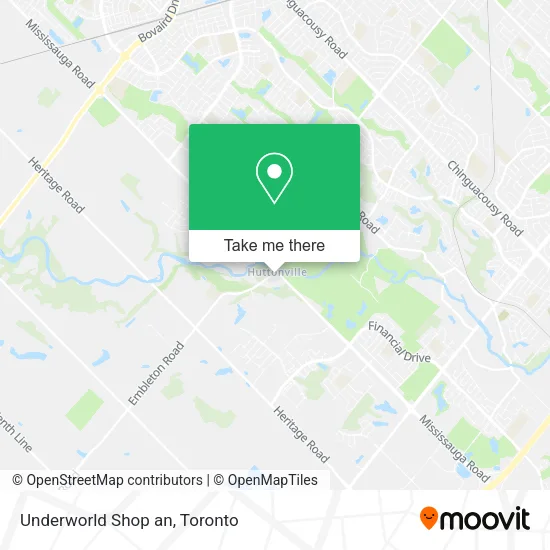 Underworld Shop an map
