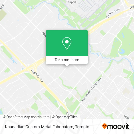 Khanadian Custom Metal Fabricators map