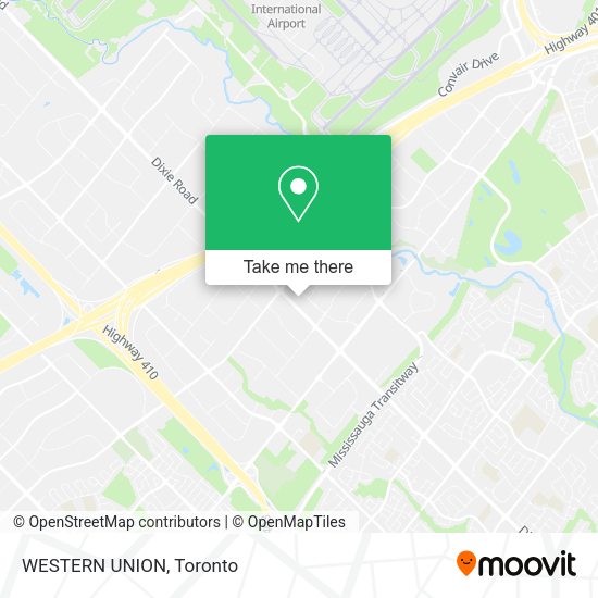 WESTERN UNION map