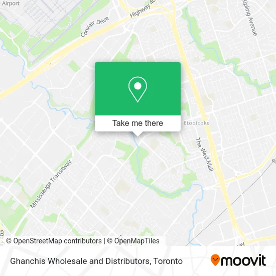 Ghanchis Wholesale and Distributors map