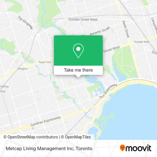Metcap Living Management Inc map