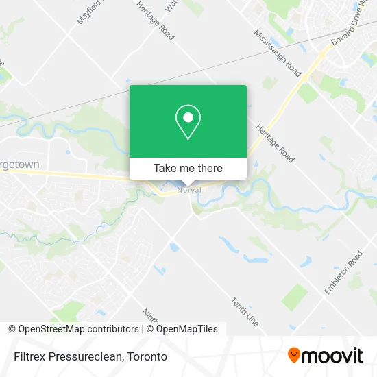 Filtrex Pressureclean map