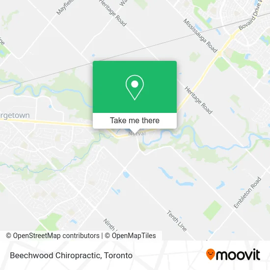 Beechwood Chiropractic map