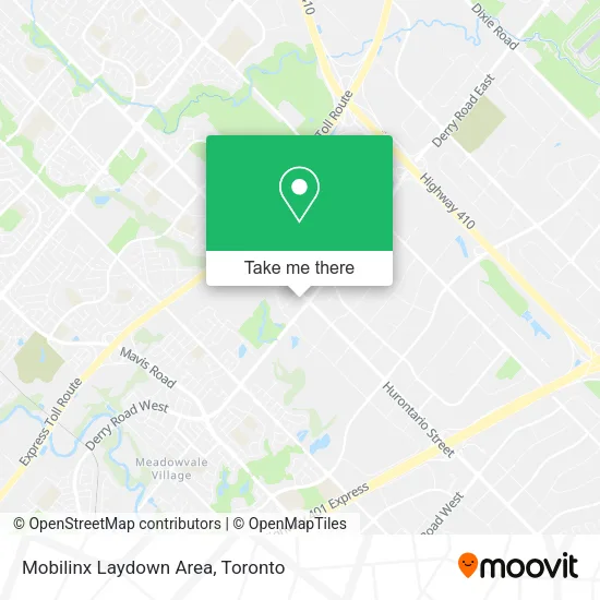Mobilinx Laydown Area map