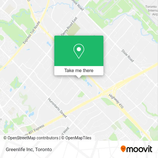 Greenlife Inc map